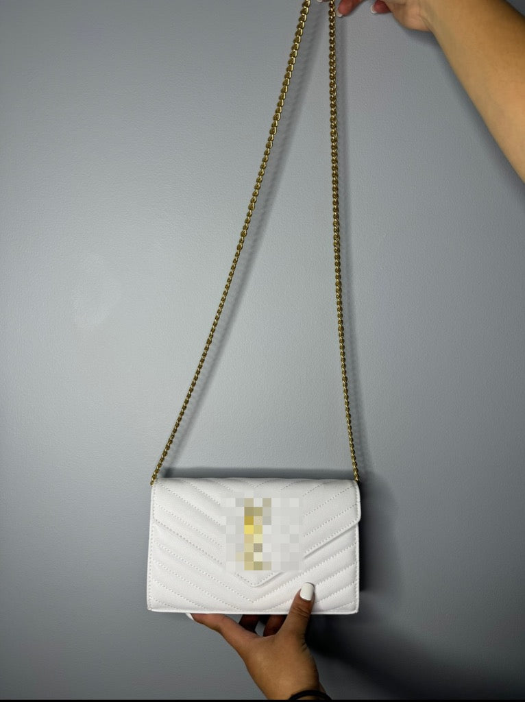 White/Gold Purse