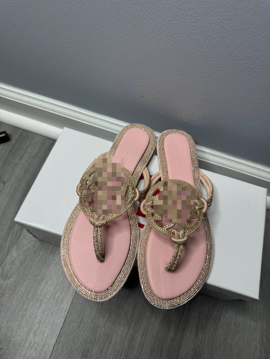 Pink/Sparkle Flats